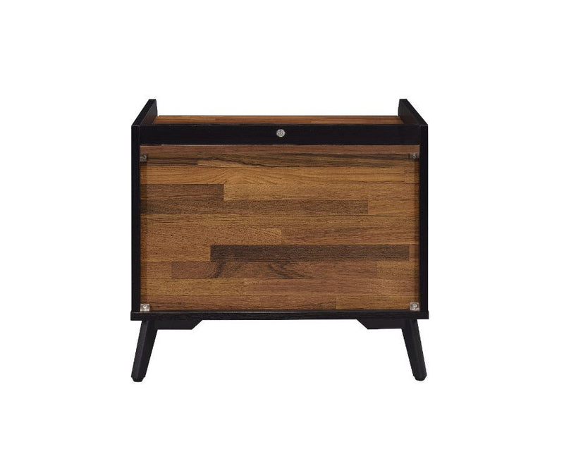 Jiranty - Accent Table - Walnut & Black - R&R Furniture Gallery (Fountain Valley, CA)