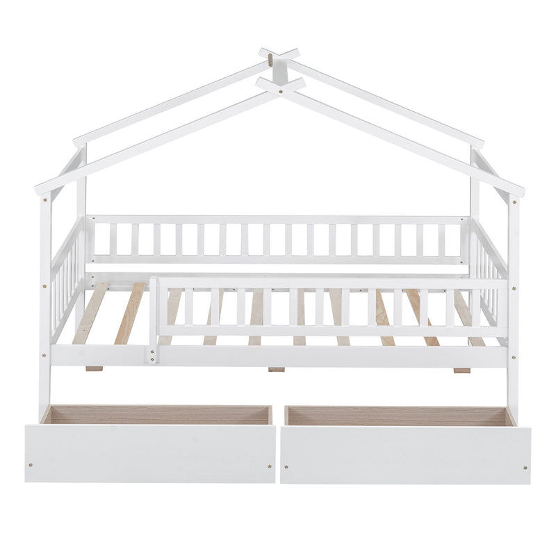 House Bed With 2 Drawers - R&R Furniture Gallery (Fountain Valley, CA)