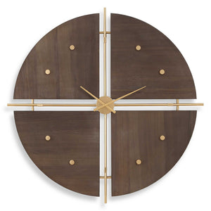 Walnut Elegance - Wall Clock
