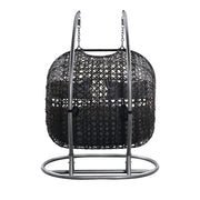 Vasant - 52" Hanging Chair - Fabric & Wicker - R&R Furniture Gallery (Fountain Valley, CA)