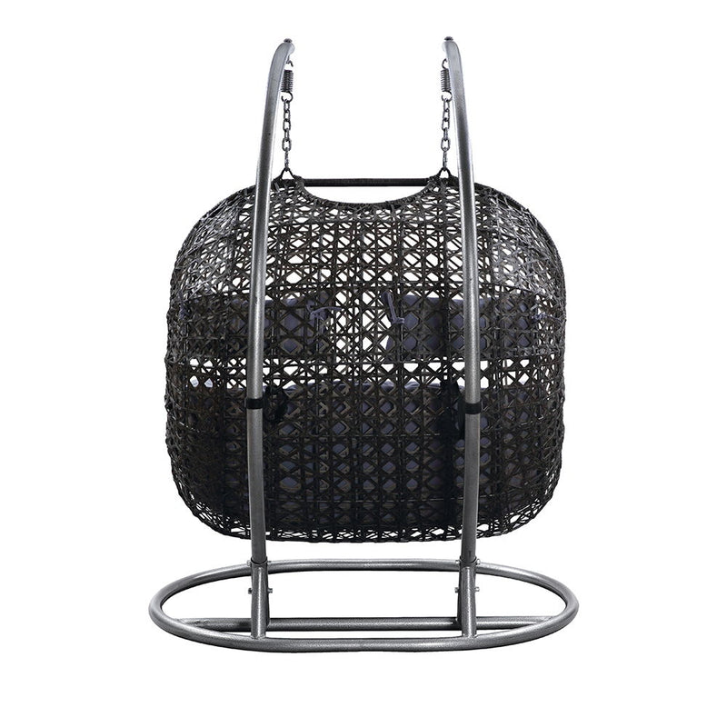 Vasant - 52" Hanging Chair - Fabric & Wicker - R&R Furniture Gallery (Fountain Valley, CA)