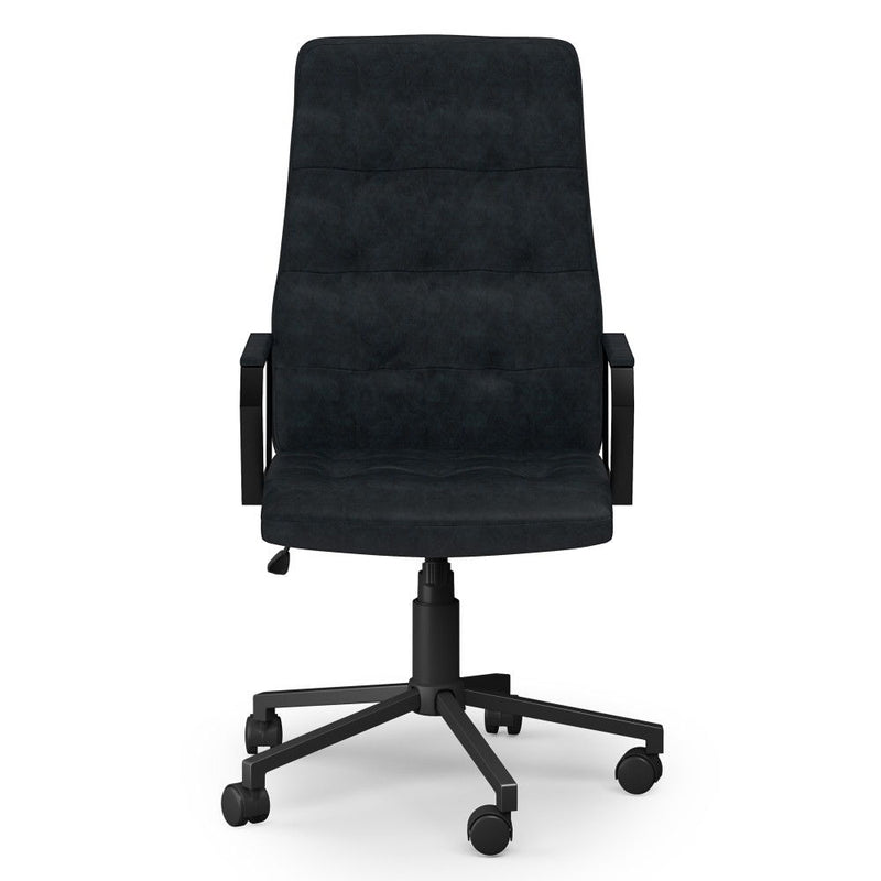 Foley - Swivel Office Chair - Distressed Blue - R&R Furniture Gallery (Fountain Valley, CA)