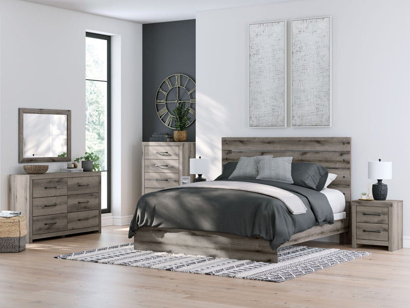 Graystorm - Two Drawer Night Stand - Brown Gray - R&R Furniture Gallery (Fountain Valley, CA)