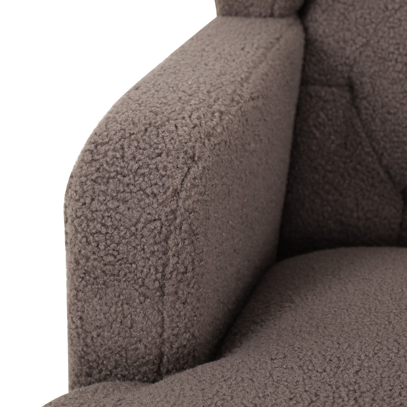 Upholstered Accent Chair Tufted Armchair For Living Room And Bedroom - R&R Furniture Gallery (Fountain Valley, CA)