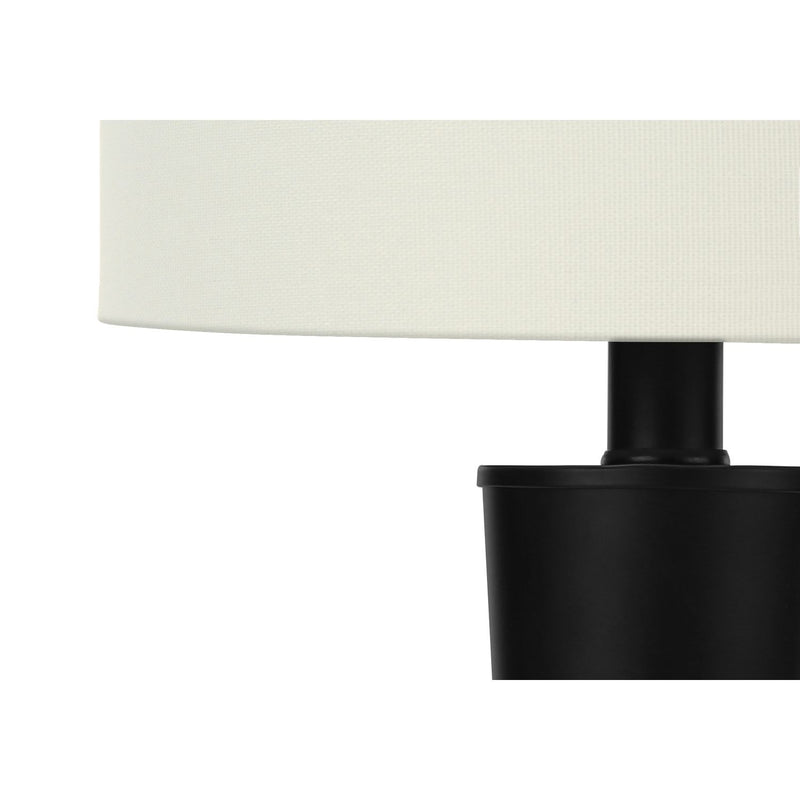Set of two contemporary 8th Street table lamps with USB ports, featuring sleek design and modern lighting for home decor.