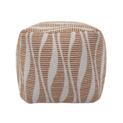 Ember - Woven Pouf - Cream / Natural - R&R Furniture Gallery (Fountain Valley, CA)