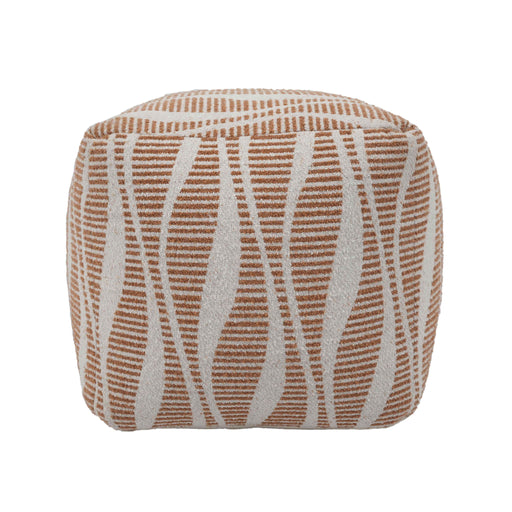 Ember - Woven Pouf - Cream / Natural - R&R Furniture Gallery (Fountain Valley, CA)