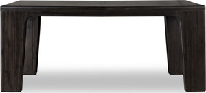Zamba Extendable Acacia Wood Dining Table in Jaguar