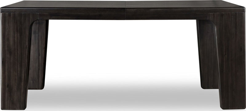 Zamba Extendable Acacia Wood Dining Table in Jaguar