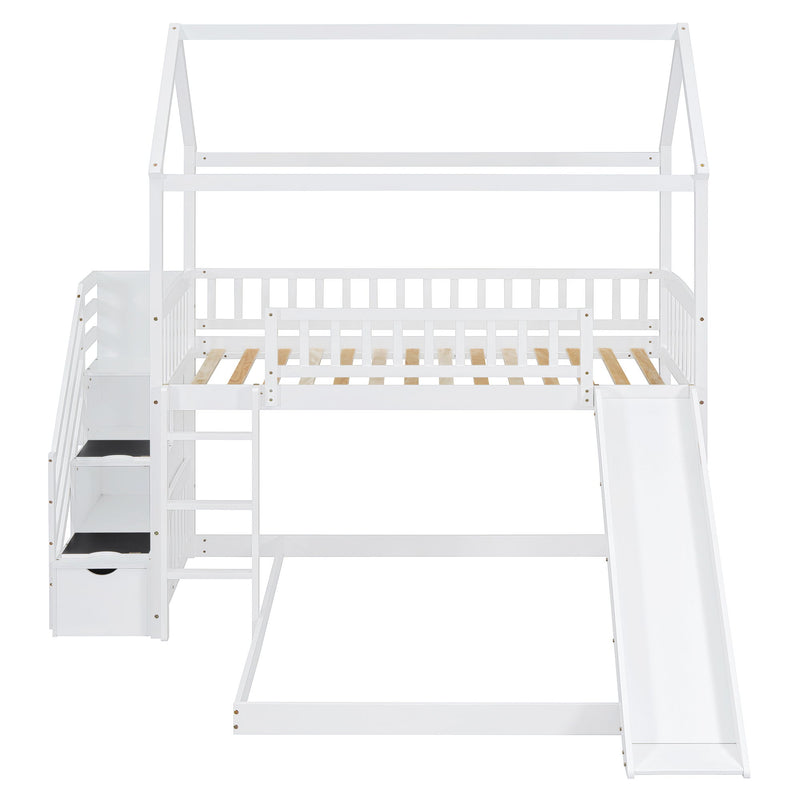 House Bunk Bed With Slide - R&R Furniture Gallery (Fountain Valley, CA)