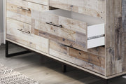 Neilsville - Six Drawer Dresser - Vinyl-Wrapped - Whitewash - R&R Furniture Gallery (Fountain Valley, CA)