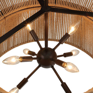 Highly Strung - 8 Light Round Pendant