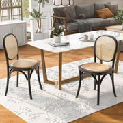 Vintage Style Dining Chairs (Set of 2) - R&R Furniture Gallery (Fountain Valley, CA)