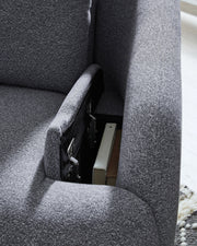 Alainmont Next-Gen Nuvella - Swivel Power Recliner - R&R Furniture Gallery (Fountain Valley, CA)