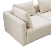 Hangover - Linen Loveseat - Cream - R&R Furniture Gallery (Fountain Valley, CA)