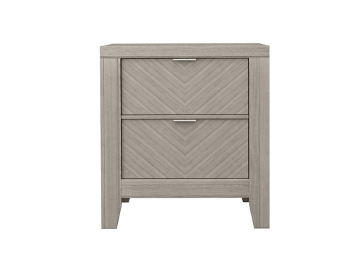 2 Drawer Nightstand - Light Gray - R&R Furniture Gallery (Fountain Valley, CA)