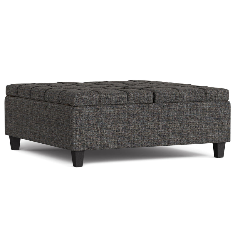 Harrison - Upholstered Coffee Table Storage Ottoman - R&R Furniture Gallery (Fountain Valley, CA)