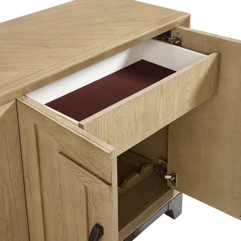 Sideboard With Ample Storage - Brown - R&R Furniture Gallery (Fountain Valley, CA)