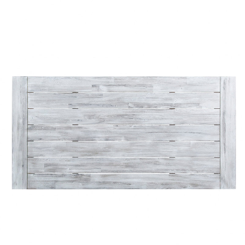 Outdoor Sandblast Finish Acacia Wood Dining Table - R&R Furniture Gallery (Fountain Valley, CA)