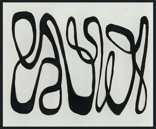 Mono - 48" x 72" Painting By Buddy Whitlock - Black / White - R&R Furniture Gallery (Fountain Valley, CA)