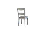 House Marchese - Side Chair (Set of 2) - Two Tone Gray Fabric & Pearl Gray - R&R Furniture Gallery (Fountain Valley, CA)