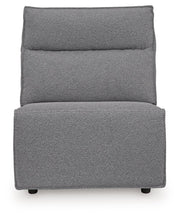 Modmax II reclining sectional in salt and pepper fabric by Signature Design by Ashley, showing comfortable, modern seating with reclining features.