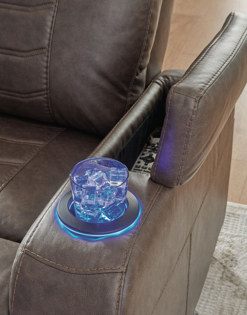 Schooner Rocks - Power Recliner / Adj Headrest - R&R Furniture Gallery (Fountain Valley, CA)