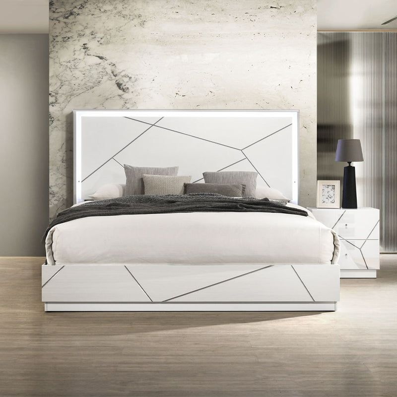 Esther - Bed With LED - R&R Furniture Gallery (Fountain Valley, CA)