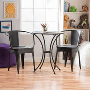 Ambrosia - 3 Piece Bistro Set With Leaf Motifs Top And Seat - R&R Furniture Gallery (Fountain Valley, CA)