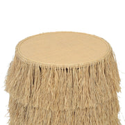 Luau - Rattan Round End Table - Natural - R&R Furniture Gallery (Fountain Valley, CA)