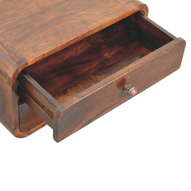 Curved Wall Mounted Bedside Nightstand - R&R Furniture Gallery (Fountain Valley, CA)