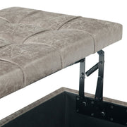 Harrison - Upholstered Coffee Table Storage Ottoman - R&R Furniture Gallery (Fountain Valley, CA)