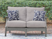 Cove Beach - Loveseat With Cushion - Gray - R&R Furniture Gallery (Fountain Valley, CA)