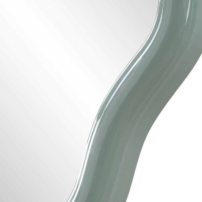 Isly - Robin's Egg Oval Mirror - Blue