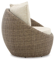 Danson - Swivel Lounge With Cushion - R&R Furniture Gallery (Fountain Valley, CA)