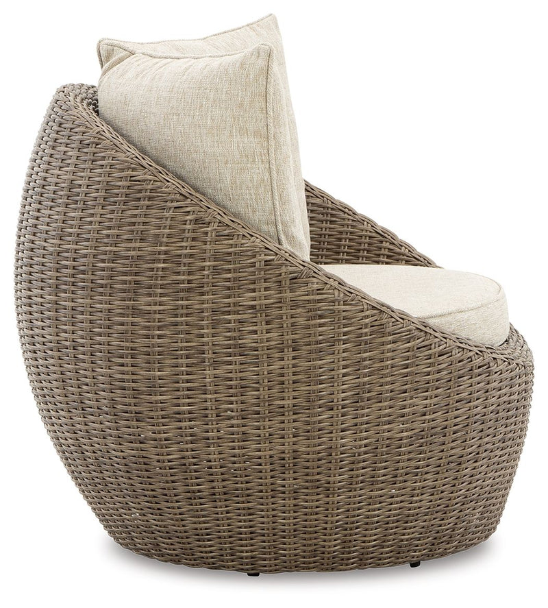 Danson - Swivel Lounge With Cushion - R&R Furniture Gallery (Fountain Valley, CA)