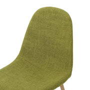 Modern Minimalist Fabric Dining Chair With Iron Legs - R&R Furniture Gallery (Fountain Valley, CA)