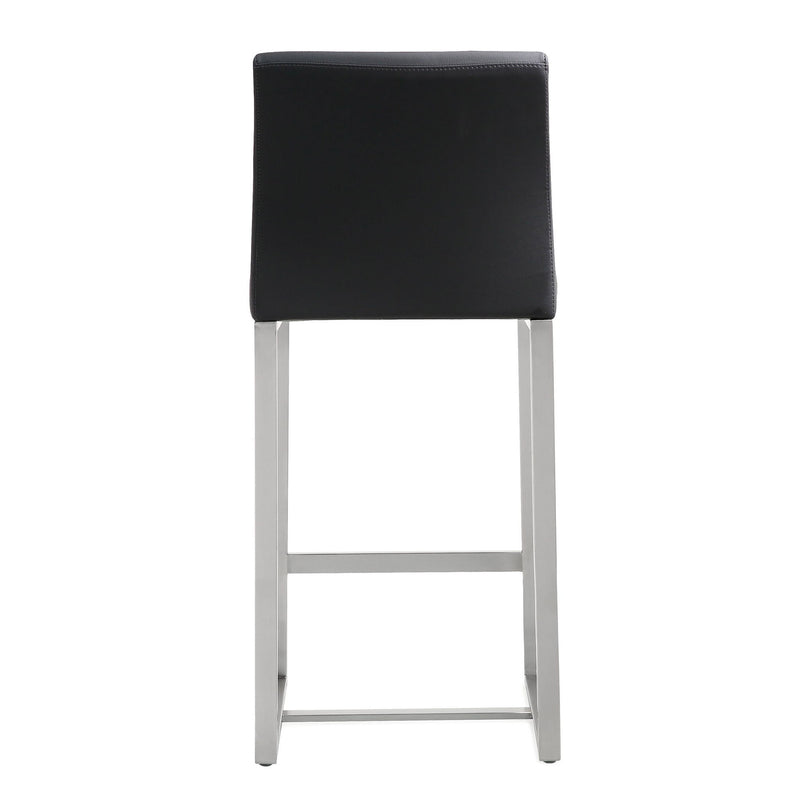 Denmark - Stainless Steel Counter Stool (Set of 2) - R&R Furniture Gallery (Fountain Valley, CA)