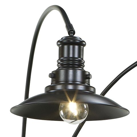 Sheriel - Metal Arc Lamp  - Black - R&R Furniture Gallery (Fountain Valley, CA)