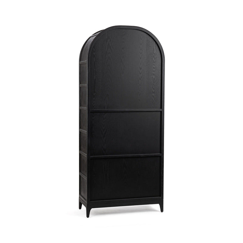 Classic Home Waverly Bookcase with adjustable shelves and wood finish, showcasing a tall, standard bookcase design with multiple storage compartments.