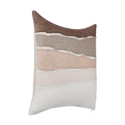 Bikram - 22" x 22" LN Pillow - Ivory / Mocha Cream - R&R Furniture Gallery (Fountain Valley, CA)