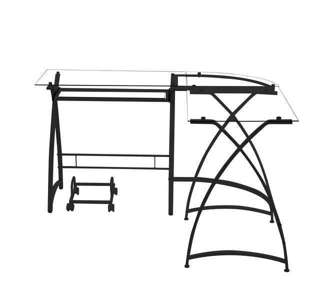 Dazenus - Desk - Glass Top - R&R Furniture Gallery (Fountain Valley, CA)