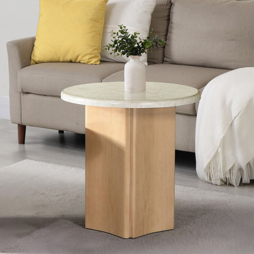 Qwin - Table With Marble Top - R&R Furniture Gallery (Fountain Valley, CA)