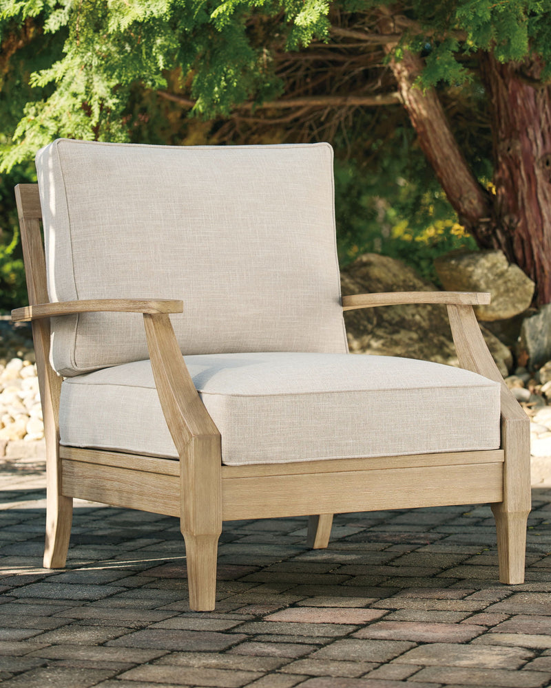 Clare View - Lounge Chair w/Cushion  - Beige - R&R Furniture Gallery (Fountain Valley, CA)