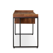 Sara - Writing Desk - Walnut & Sandy Black - R&R Furniture Gallery (Fountain Valley, CA)