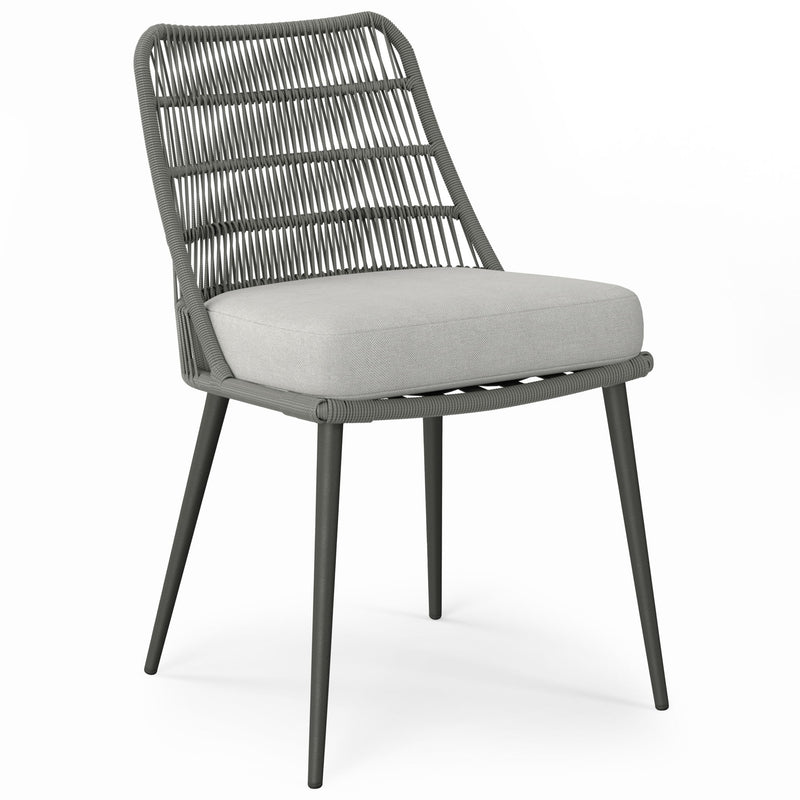 Beachside - Outdoor Dining Chair (Set of 2) - Gray - R&R Furniture Gallery (Fountain Valley, CA)