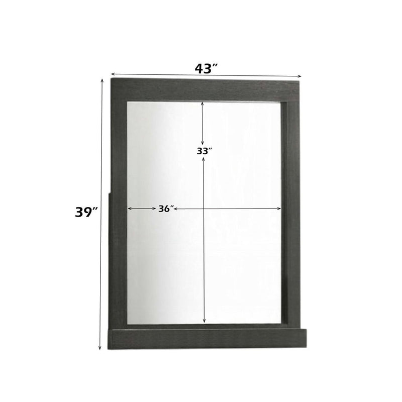 Lantha - Mirror - Gray Oak - R&R Furniture Gallery (Fountain Valley, CA)