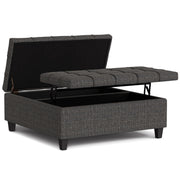 Harrison - Upholstered Coffee Table Storage Ottoman - R&R Furniture Gallery (Fountain Valley, CA)