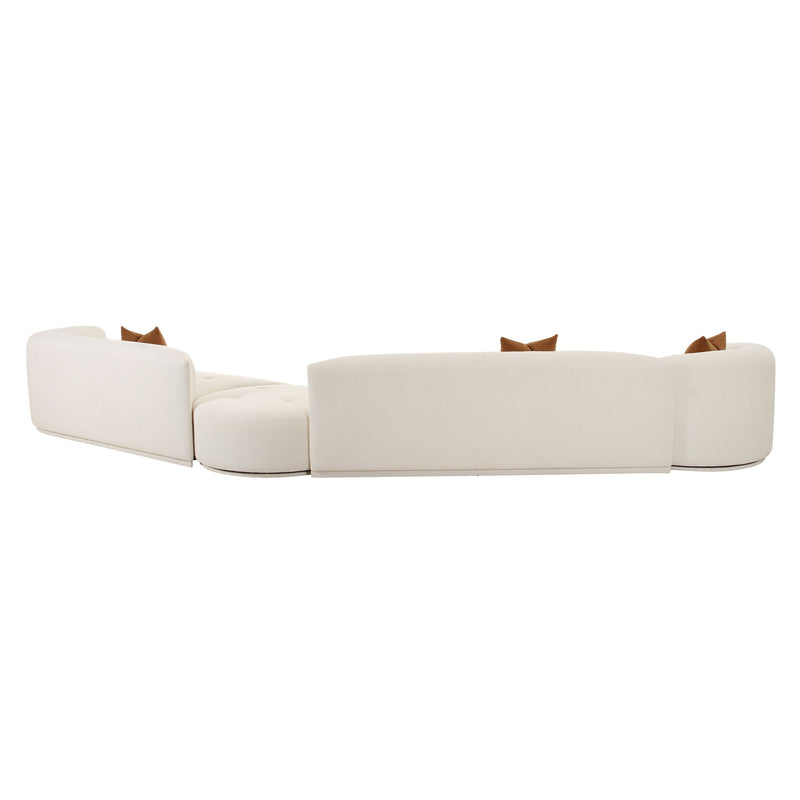 Fickle - Boucle Modular Sectional - R&R Furniture Gallery (Fountain Valley, CA)