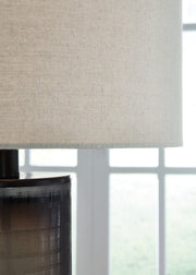 Dingerly - Glass Table Lamp - Brown - R&R Furniture Gallery (Fountain Valley, CA)